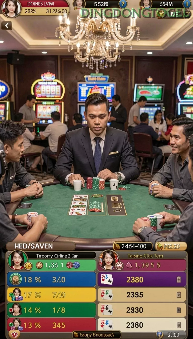 Cuplikan layar AT777 — menu navigasi