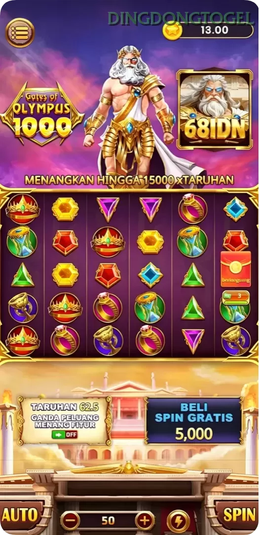 Cuplikan layar REJEKIBET — halaman utama