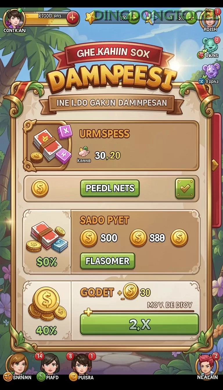 Cuplikan layar 456WIN — menu navigasi
